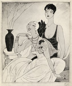 Lorelei and Dorothy, illustration from 